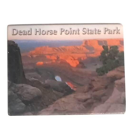 Dead Horse Passing Colorado Landscape Travel Fridge Magnet Souvenir - Picture 1 of 3